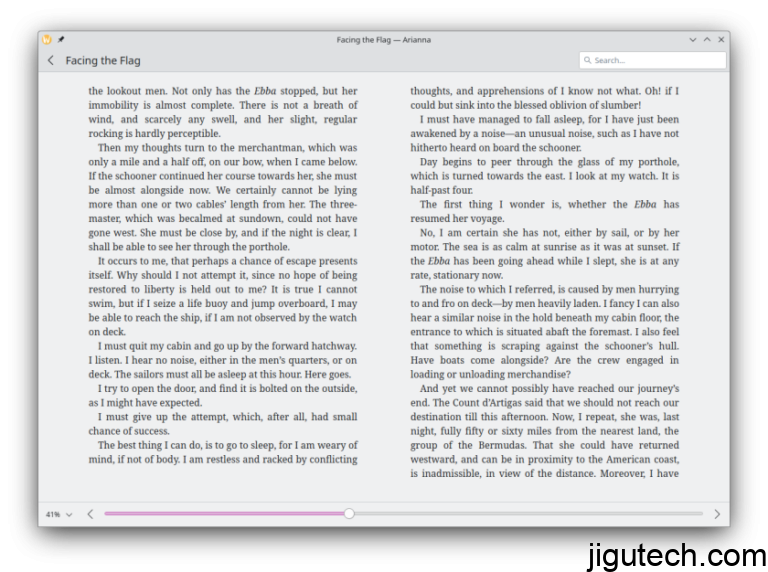Arianna是一款新的基于Qt的Linux电子书阅读器