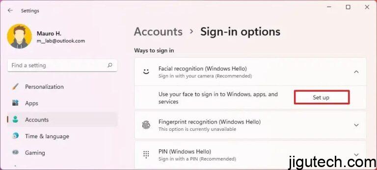 如何在Windows 11上设置Windows Hello面部识别