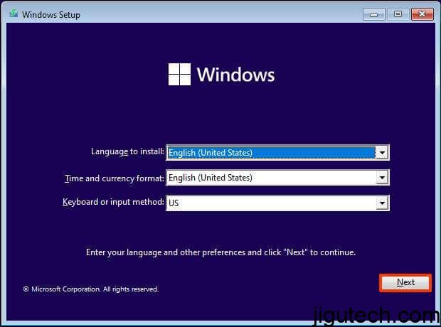 如何绕过互联网连接安装Windows 11