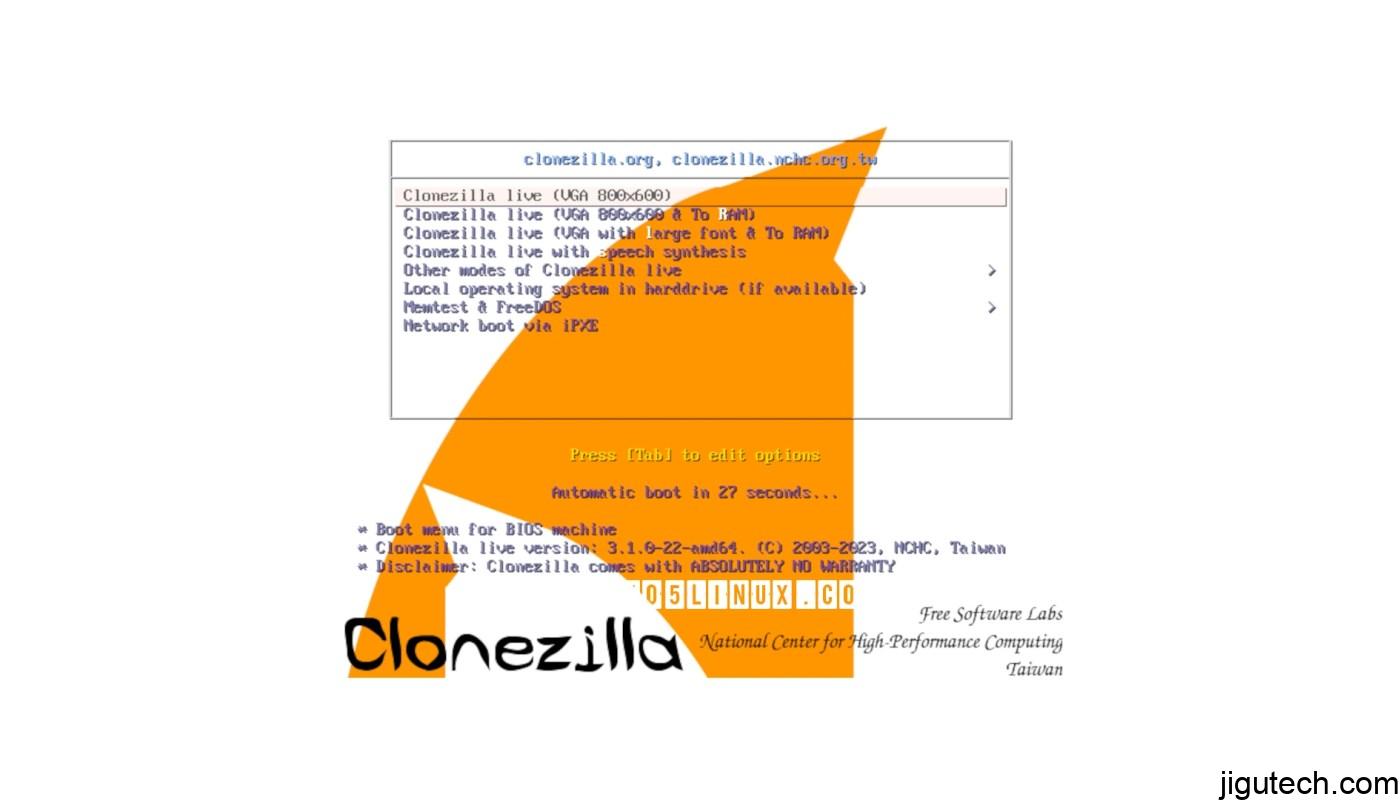 Clonezilla Live 3.1