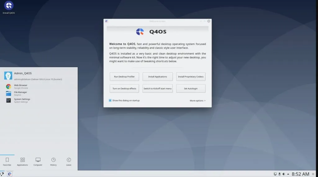 Q4OS - KDE 等离子版