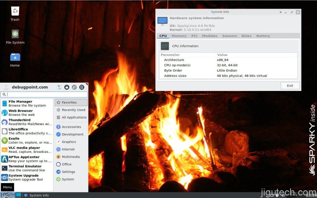 SparkyLinux Xfce 桌面