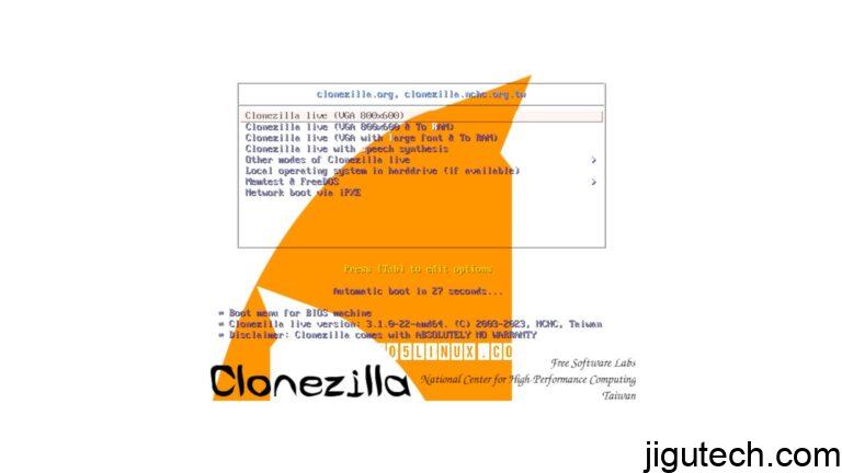Clonezilla Live 3.1与Memtest86+6.10一起发布，改进了RAID支持
