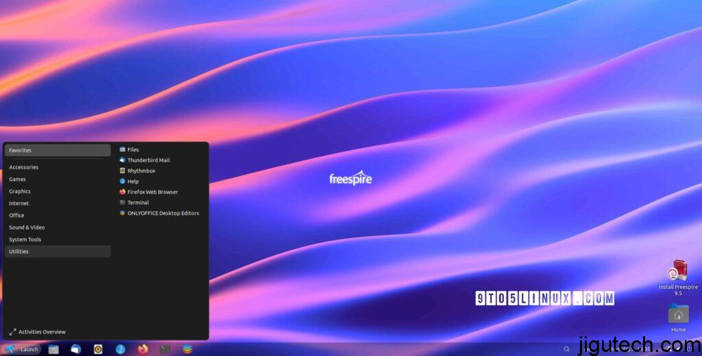 基于Ubuntu的Freespire 9.5带来自定义GNOME UI，与Windows 10相似外观插图