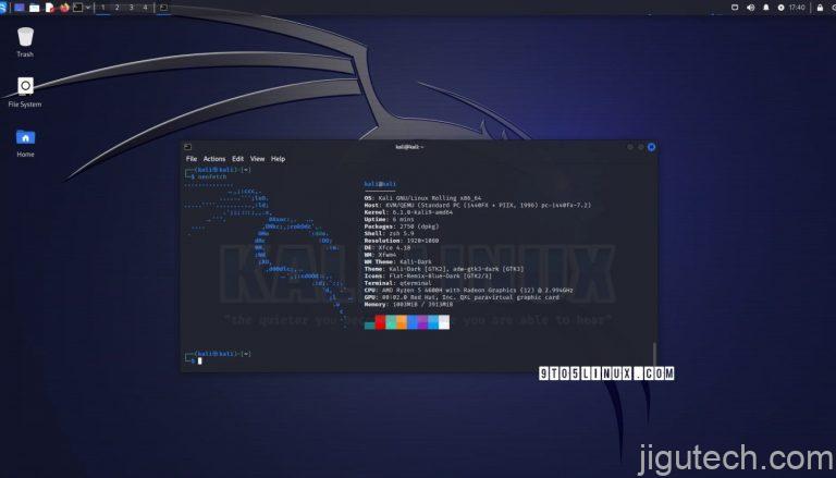 Kali Linux 2023.2 为 Xfce 版本带来 PipeWire 支持，彻底改造 i3 桌面