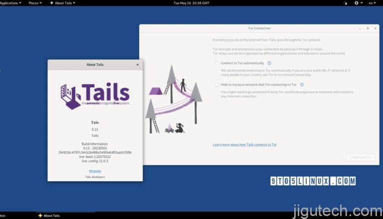 Tails 5.13 默认为持久存储和加密卷启用 LUKS2