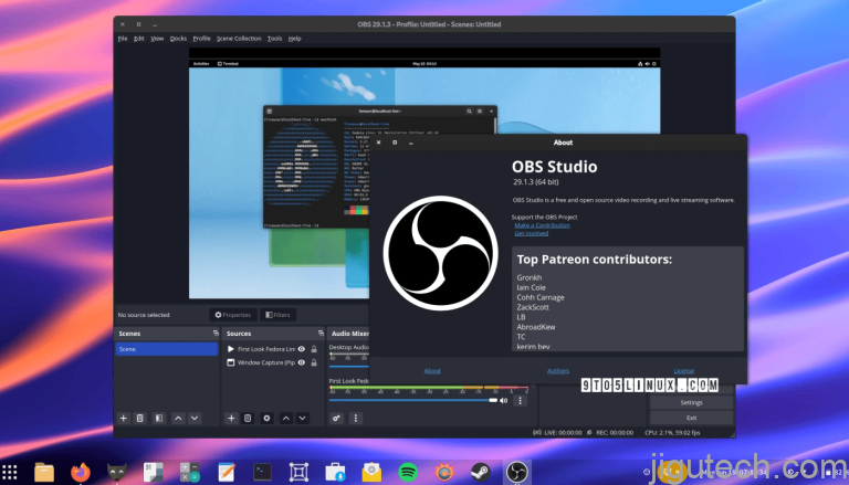OBS Studio 29.1.3 改进源记录插件、AMF 编码器等