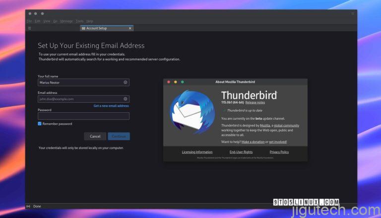 Thunderbird 115 通过更新的 UI 和改进的 OpenPGP 支持进入 Beta 阶段
