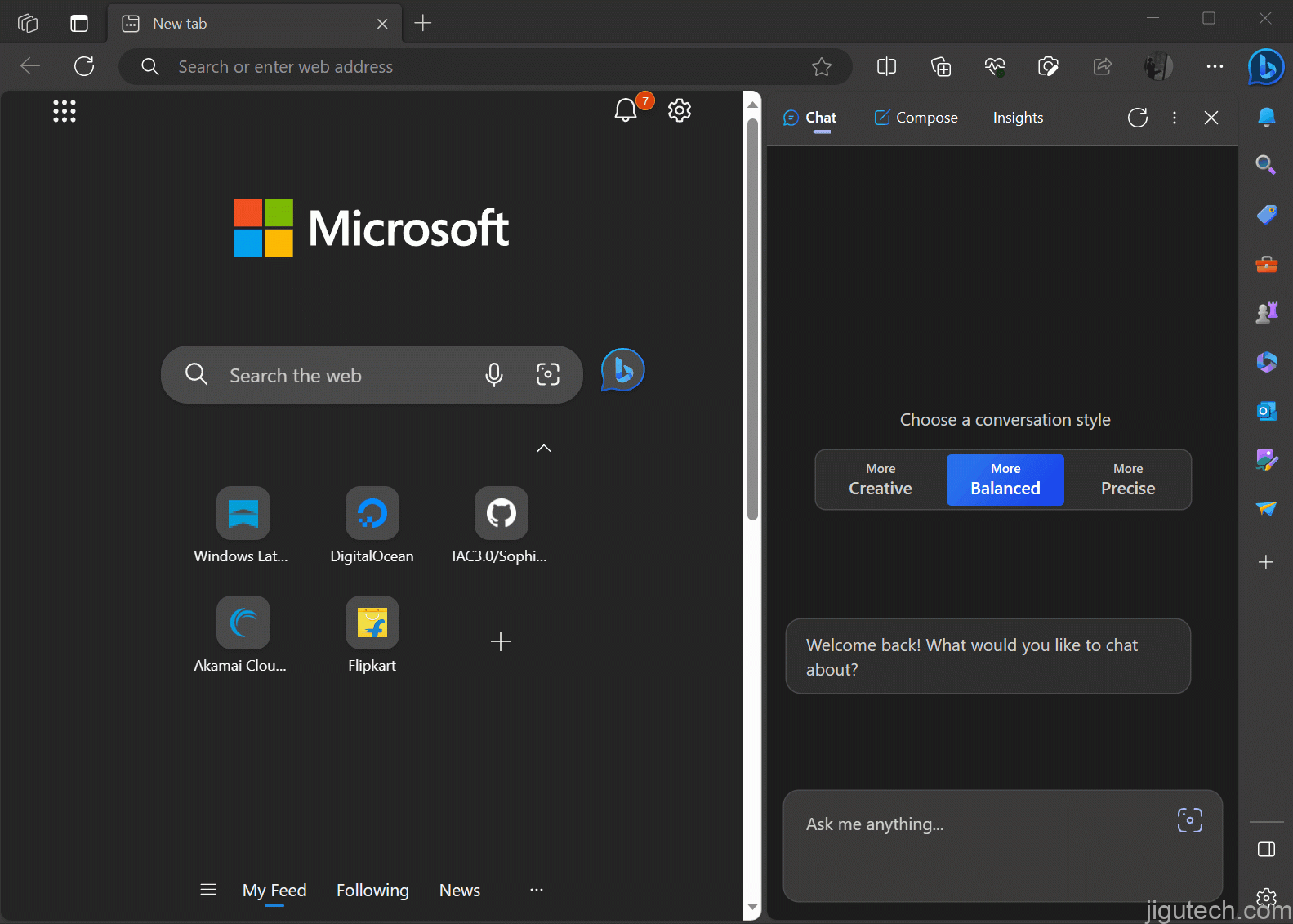 Microsoft Edge人工智能浏览器