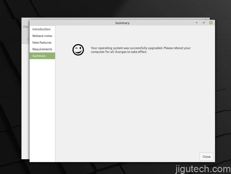 您现在可以将 Linux Mint 21.1 升级到 Linux Mint 21.2，具体方法如下插图5