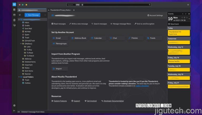 Mozilla Thunderbird 115 发布，带有 Supernova UI、OpenPGP 改进