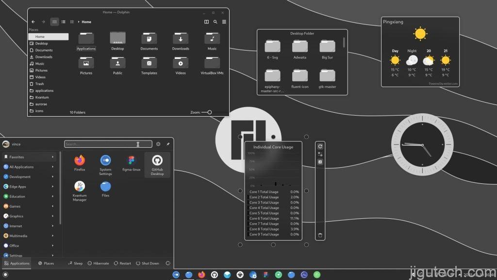 石墨 KDE 主题