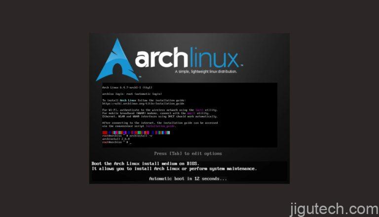 Arch Linux 2023.08.01 发布，包含 Linux Kernel 6.4 和 Archinstall 2.6