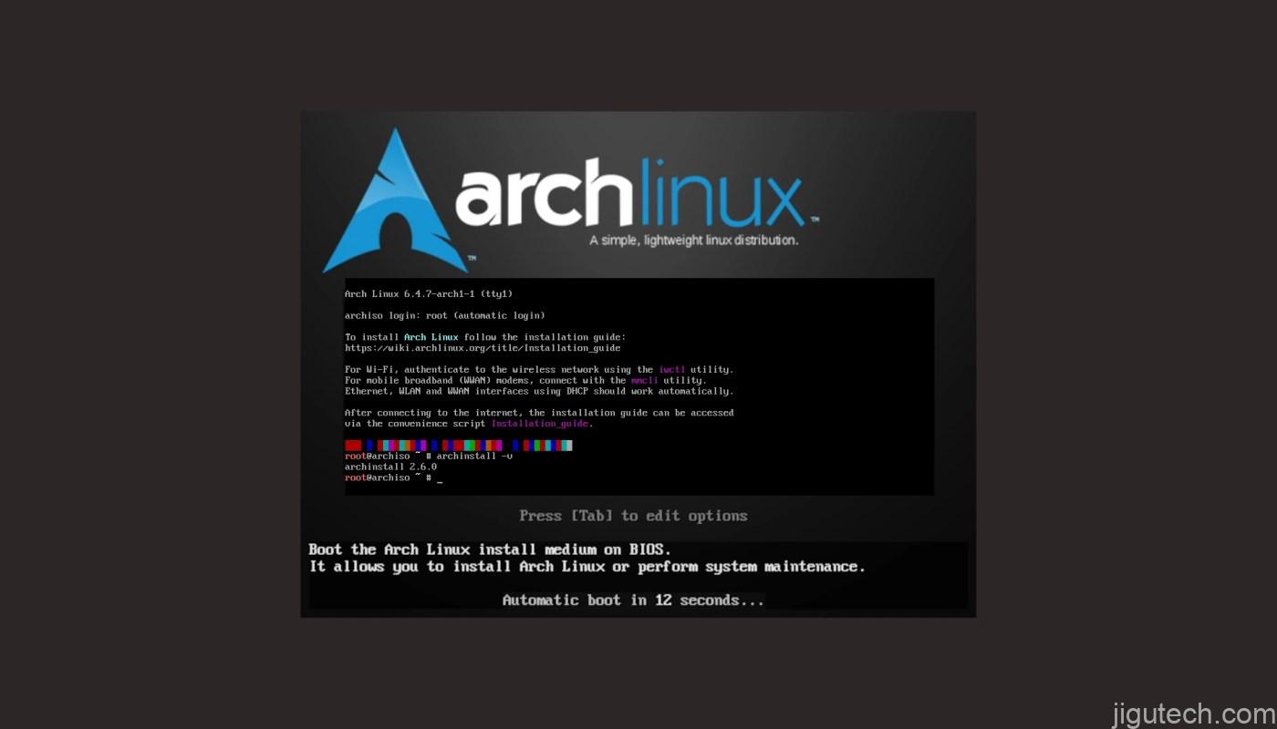 Arch Linux 2023.08.01