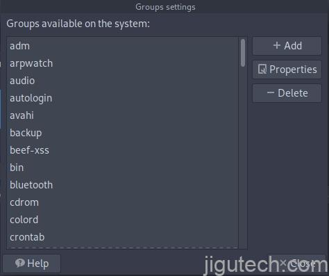列出 Linux 中所有组的 GUI 方法