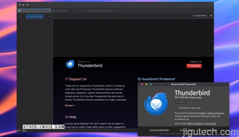 Thunderbird 115.1 改进了 Flatpak 支持，默认隐藏快速过滤栏