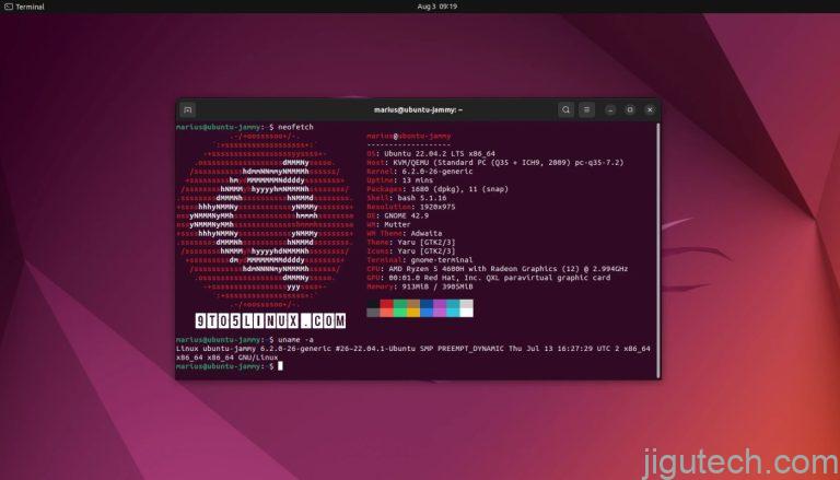 Ubuntu 22.04 LTS 现在由 Ubuntu 23.04 的 Linux 内核 6.2 提供支持