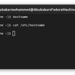 使用主机名和 cat 命令检查 Linux 中的主机名