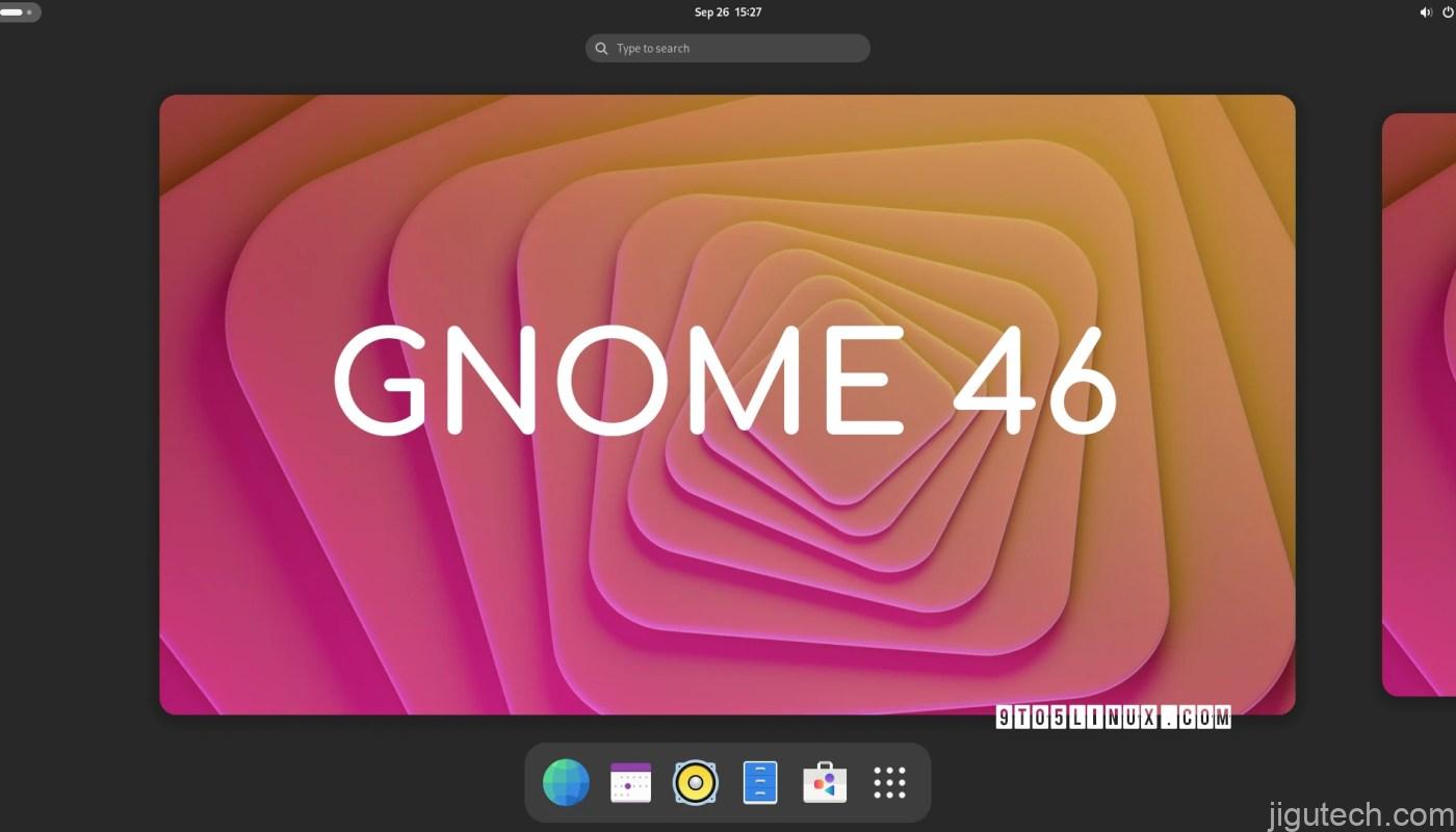 GNOME 46 桌面