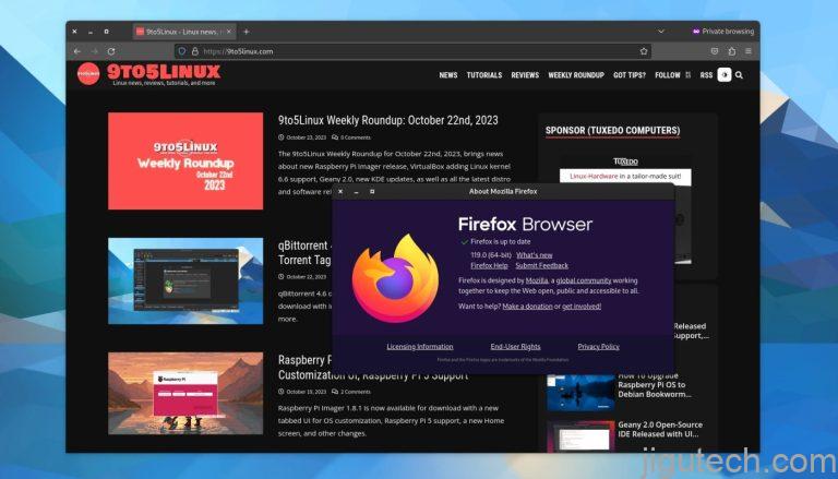 Mozilla Firefox 119 现已可供下载，以下是新功能