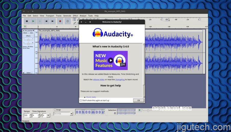 Audacity 3.4 发布，包含音乐工作流程、新导出器等