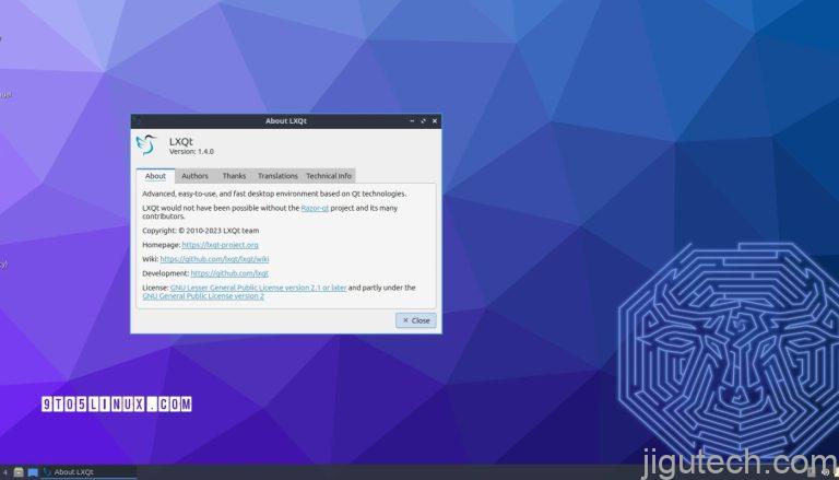 LXQt 1.4 桌面现已面向 Lubuntu 23.10 用户推出，安装方法如下
