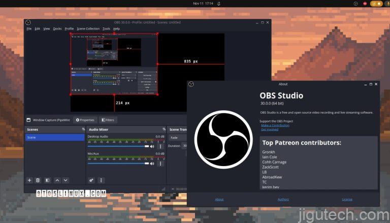 OBS Studio 30 发布，支持 Linux 上的 Intel QSV H264、HEVC 和 AV1