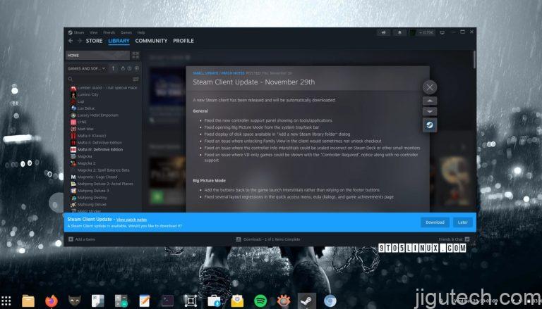最新的 Steam 客户端更新改进了 Linux 上的 CS2 和其他游戏的 Steam 界面