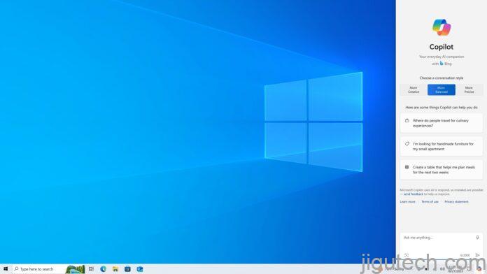 Windows 10 KB5032278 与 Windows Copilot 一起发布